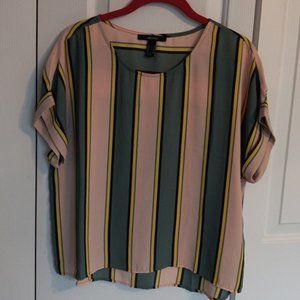 Forever21 striped Tee, sz M